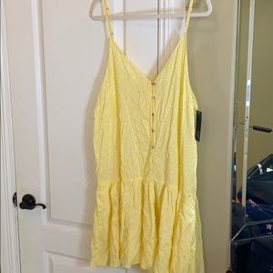 Yellow floral Romper